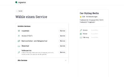 Website preview for Car-Styling-Berlin