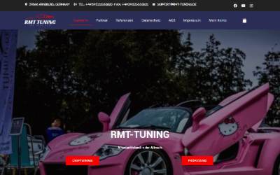 Website preview for RMT-TUNING