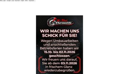 Website preview for K-Tec Eberswalde