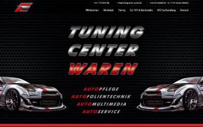 Website preview for Tuningcenter Waren