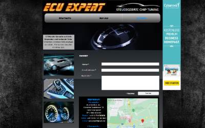 Website preview for ECU EXPERT UG.