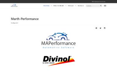 Website preview for Marth Performance