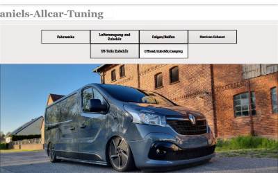 Website preview for Daniels-Allcar-Tuning und Kfz-Werkstatt (Inh.: Daniel Rautenberg)