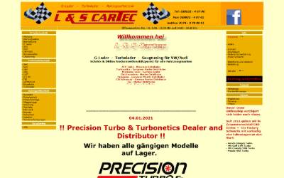 Website preview for L & S Cartec