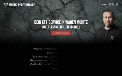 Website preview for Müritz Performance