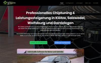 Website preview for HF Drivetec