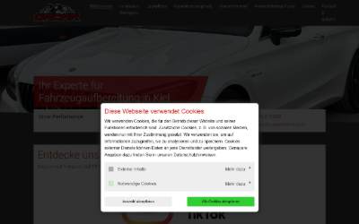 Website preview for Orcar Performance Kiel ( Pkw/Fahrzeug/Auto: Pflege/Aufbereitung/Chip Tuning/Veredelung & Service) Inh. Altay Güngör