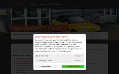 Website preview for WS-Performance - KFZ-Meisterbetrieb