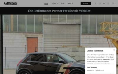 Website preview for lautlos performance