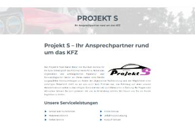 Website preview for Projekt S Performance