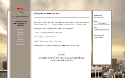 Website preview for DAS-Performance