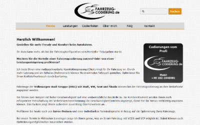 Website preview for fahrzeug-codierung.de