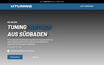 Website preview for FT TUNING