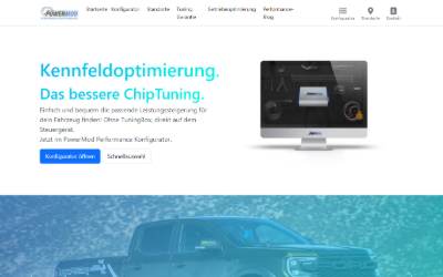 Website preview for POWERMOD Südbaden