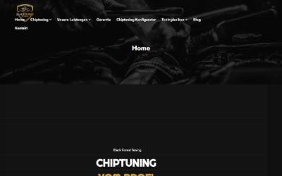 Website preview for Blackforest Tuning