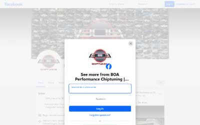 Website preview for BOA Performance Chiptuning