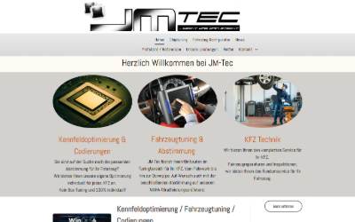 Website preview for JM-Tec GbR