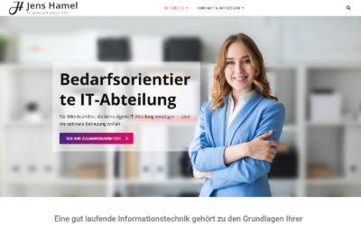 Website preview for Jens Hamel PC Service & Solutions und TSP Chiptuning Partner
