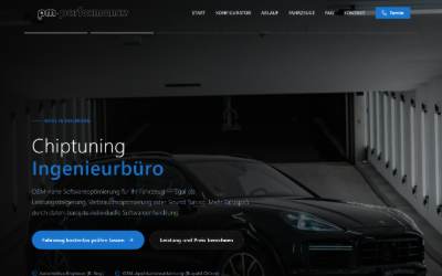 Website preview for PM Performance