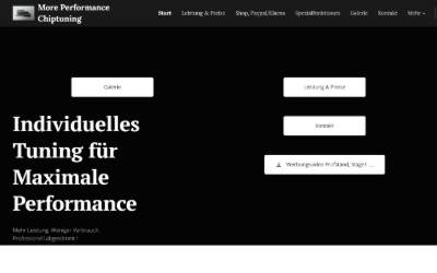 Website preview for Mp Chiptuning