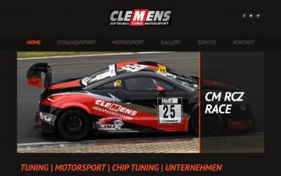 Website preview for Autohaus und Motorsport Clemens e.K.