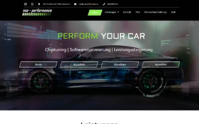 Website preview for nse - performance