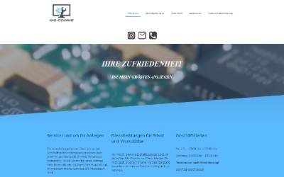 Website preview for MG-Coding