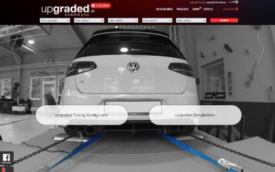Website preview for upgraded Automotive Group