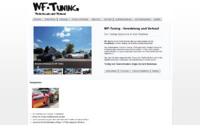 Website preview for WF-Tuning