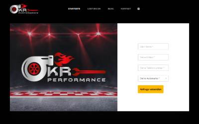 Website preview for KR-Performance