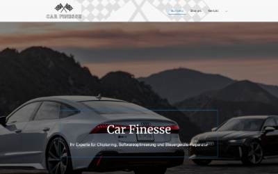 Website preview for Car-Finesse
