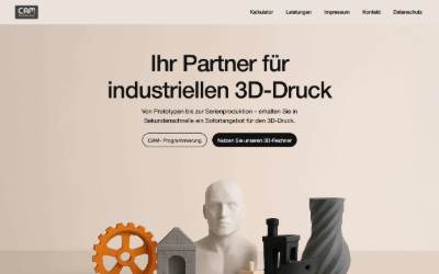 Website preview for CAM-Technologie