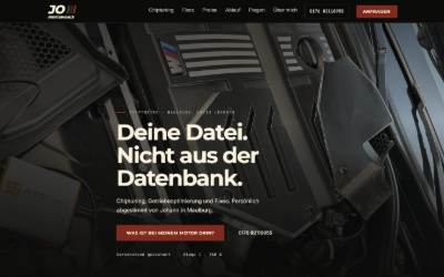 Website preview for JO-Performance
