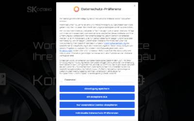 Website preview for Sk Coding World of Performance