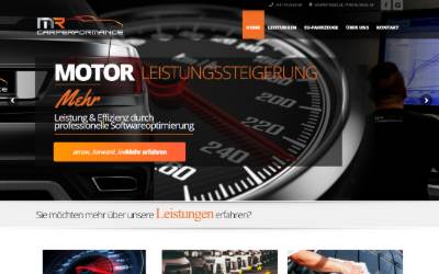 Website preview for MR Carperformance