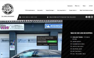Website preview for TVW CAR DESIGN Exklusiv Tuning & Technik Crailsheim