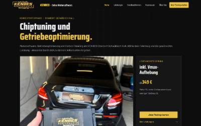 Website preview for KenBesPerformanceSha