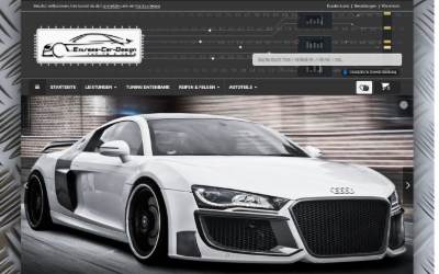 Website preview for Extreme-Car-Design