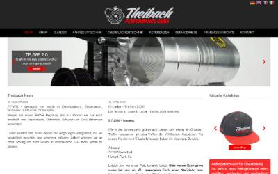 Website preview for Theibach-Performance GmbH | Onlineshop