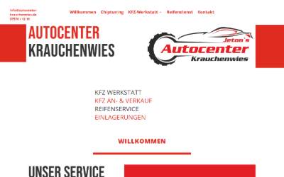 Website preview for Jeton’s Autocenter Krauchenwies
