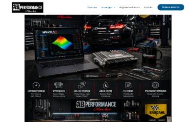 Website preview for AB Performance
