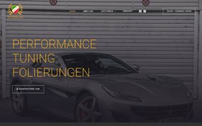 Website preview for Munique Car Performance