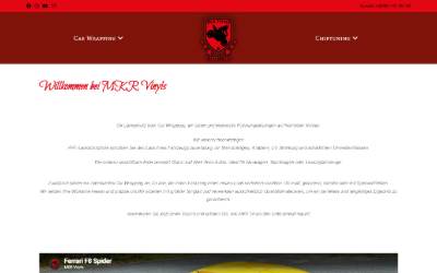 Website preview for MKR Vinyls