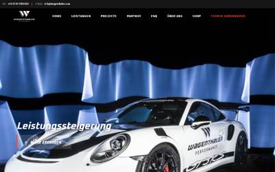 Website preview for Wagenthaler Performance Sportwagenservice & Tuning