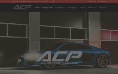 Website preview for Götz Alexander ACP Allcarperformance