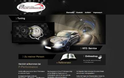 Website preview for P-Performance Inh. Stephan Paternoga