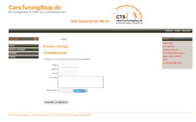 Website preview for CarsTuningStop