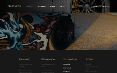 Website preview for Enhanced.