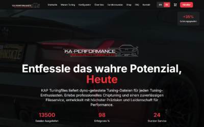 Website preview for KAP Tuningfiles