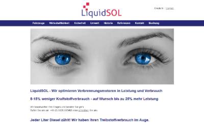 Website preview for LiquidSOL GmbH